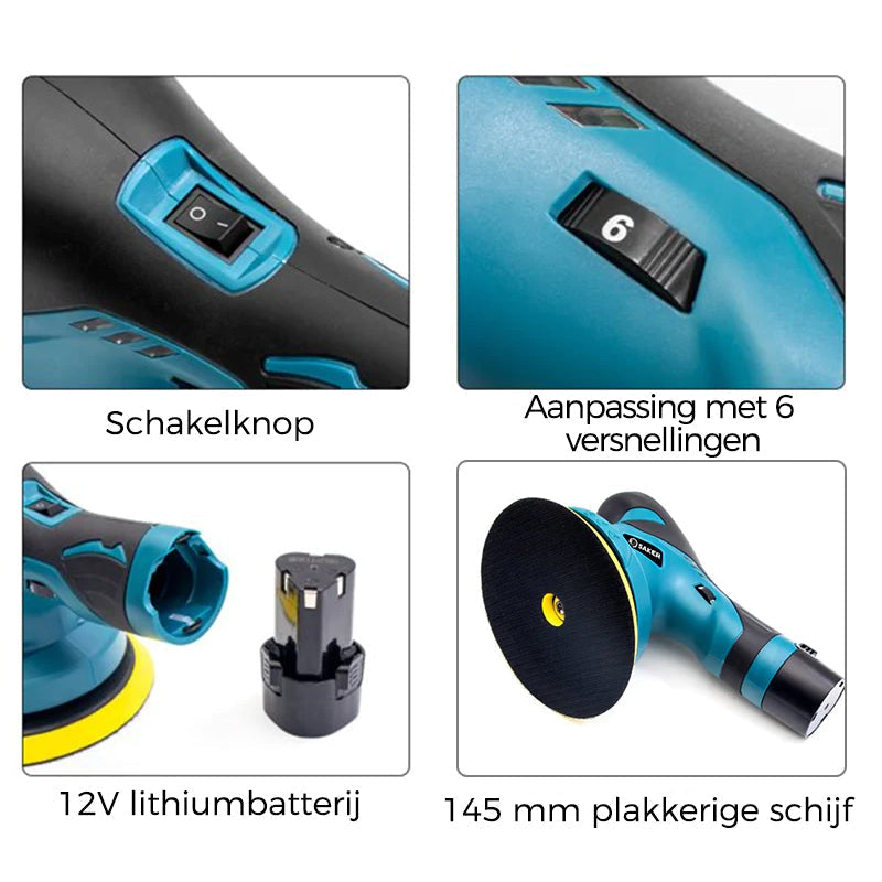 🔋🚗 50% RABATT! Akku-Poliermaschine für Autos – Kabellos, kraftvoll & vielseitig – Ideal für Politur, Wachs & Aufbereitung – Perfekt für Heimwerker & Profis ✨