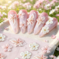 🌸🔥1 kaufen, 1 gratis💅 5D Blumen-Nagelsticker🌺