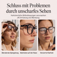 Randlose eckige Sonnenbrille für Damen