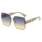 Randlose eckige Sonnenbrille für Damen