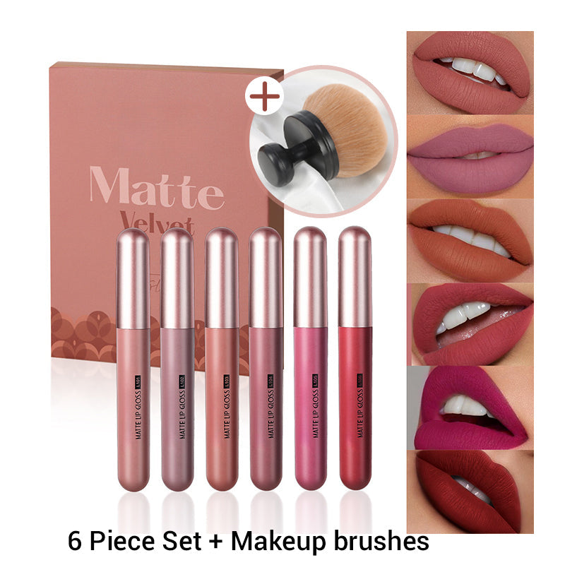 💄 50% RABATT! 💋 Flüssig-Lippenstift Set – Samtiges Matte-Finish, wasserfest & cremig – Von Nude bis kräftigem Rot – Für jeden Look ✨