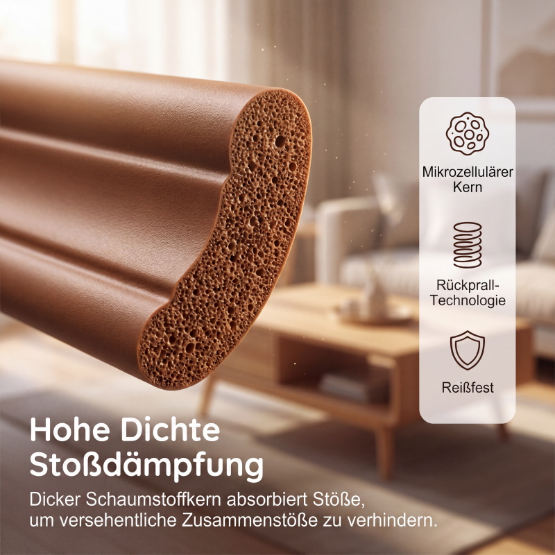 Flexibles Formleistenband für Wandkanten