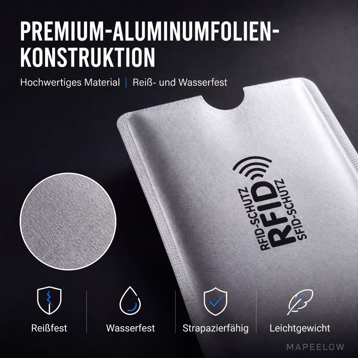 🥳2026 HEISSER VERKAUF🥳💞ÜBER 50.000 MAL VERKAUFT!🛡️💳 50 % RABATT! RFID‑blockierender Kreditkartenhalter – Schützt Ihre Karten vor digitalen Taschendieben. Schlank, langlebig & reisefreundlich – sichern Sie Ihre Identität! 🔒✨