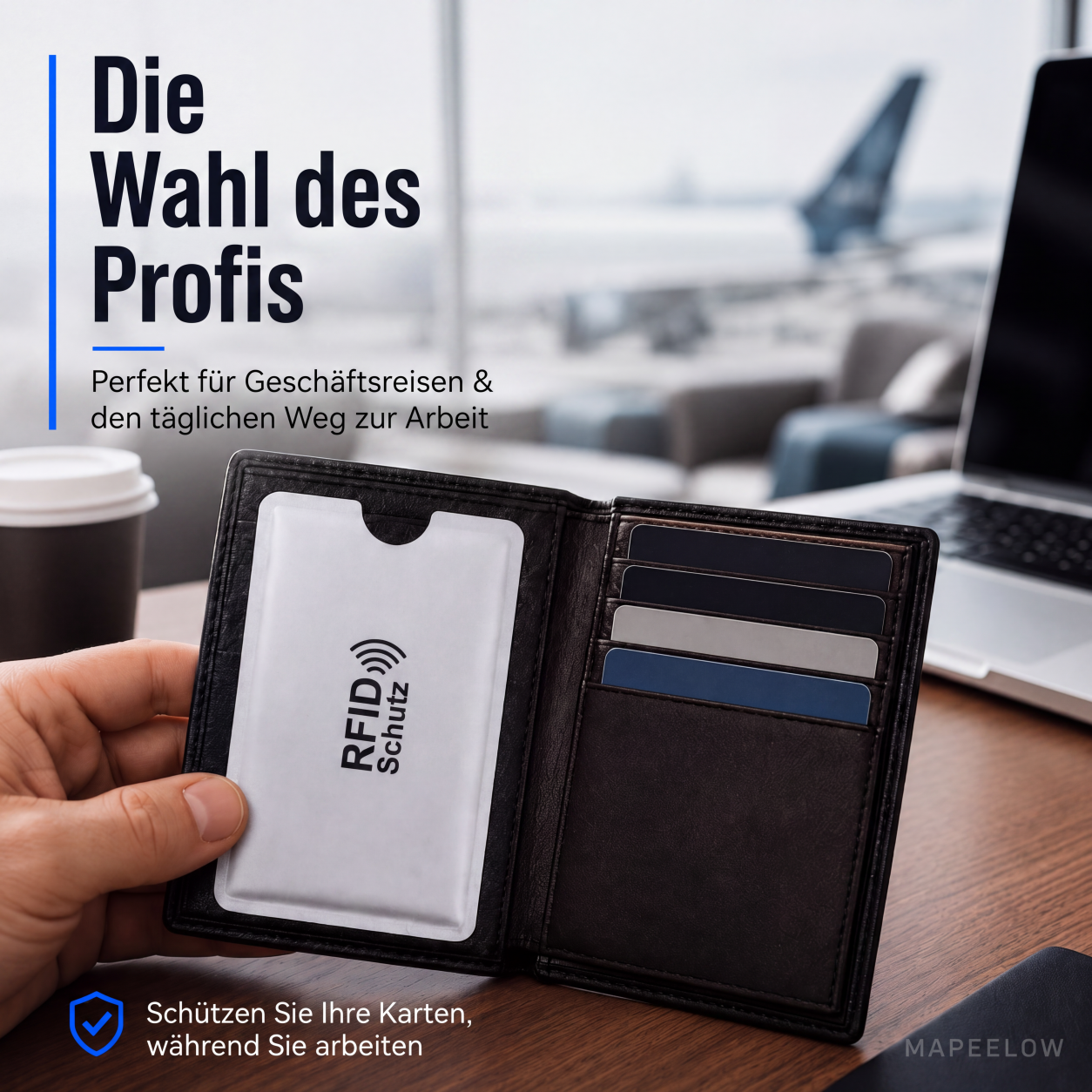 🥳2026 HEISSER VERKAUF🥳💞ÜBER 50.000 MAL VERKAUFT!🛡️💳 50 % RABATT! RFID‑blockierender Kreditkartenhalter – Schützt Ihre Karten vor digitalen Taschendieben. Schlank, langlebig & reisefreundlich – sichern Sie Ihre Identität! 🔒✨