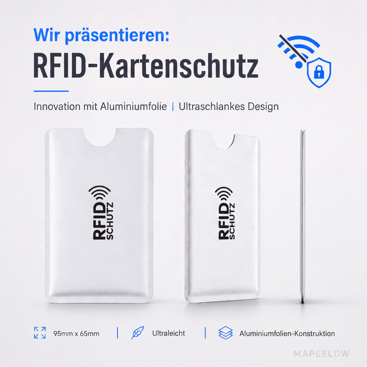 🥳2026 HEISSER VERKAUF🥳💞ÜBER 50.000 MAL VERKAUFT!🛡️💳 50 % RABATT! RFID‑blockierender Kreditkartenhalter – Schützt Ihre Karten vor digitalen Taschendieben. Schlank, langlebig & reisefreundlich – sichern Sie Ihre Identität! 🔒✨