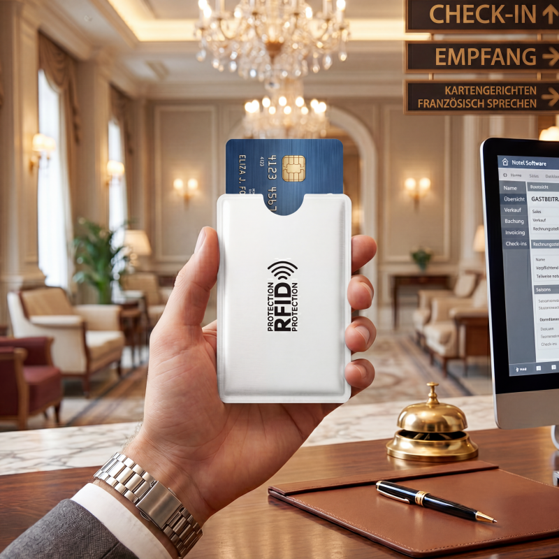 🥳2026 HEISSER VERKAUF🥳💞ÜBER 50.000 MAL VERKAUFT!🛡️💳 50 % RABATT! RFID‑blockierender Kreditkartenhalter – Schützt Ihre Karten vor digitalen Taschendieben. Schlank, langlebig & reisefreundlich – sichern Sie Ihre Identität! 🔒✨