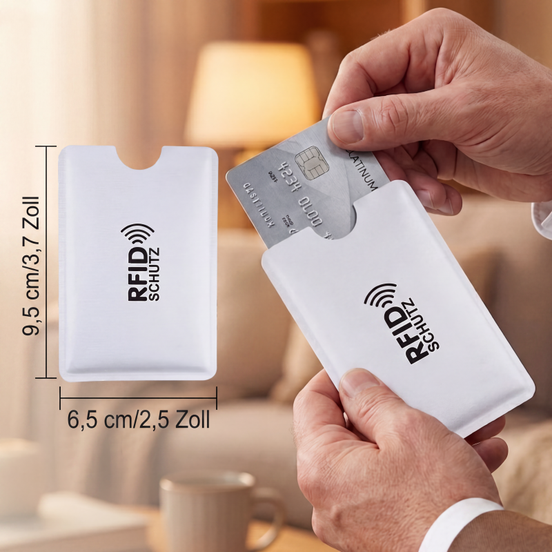 🥳2026 HEISSER VERKAUF🥳💞ÜBER 50.000 MAL VERKAUFT!🛡️💳 50 % RABATT! RFID‑blockierender Kreditkartenhalter – Schützt Ihre Karten vor digitalen Taschendieben. Schlank, langlebig & reisefreundlich – sichern Sie Ihre Identität! 🔒✨