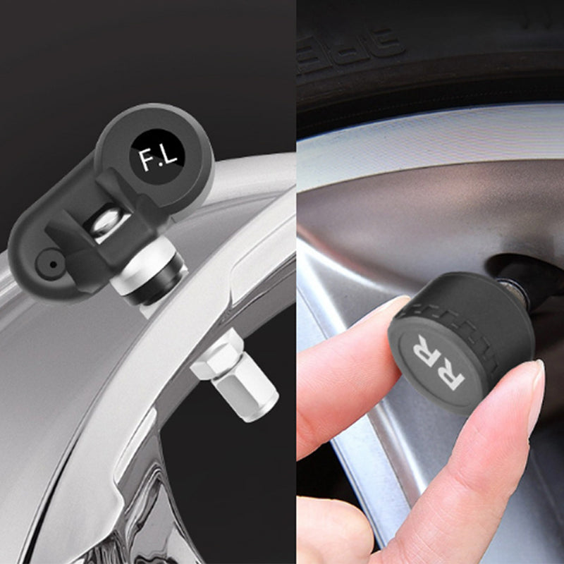 🚗 50% RABATT!🔥 Reifendruckkontrollsystem mit Zigarettenanzünder-Anschluss, Echtzeit-Anzeige für sichere Fahrten🛡️