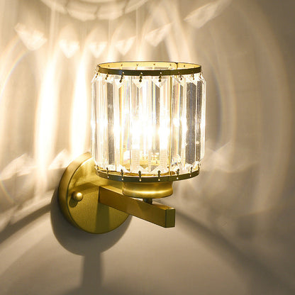 💎 50% RABATT!🏠 Kristall-Wandleuchte für gemütliches Ambiente, edler Glanz für Schlafzimmer und Wohnräume✨