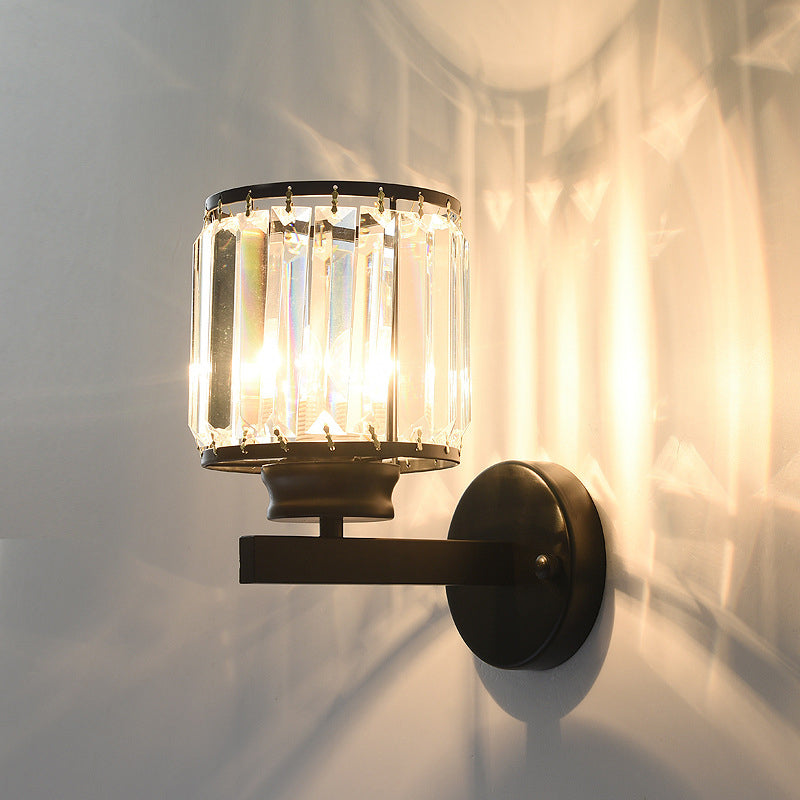 💎 50% RABATT!🏠 Kristall-Wandleuchte für gemütliches Ambiente, edler Glanz für Schlafzimmer und Wohnräume✨