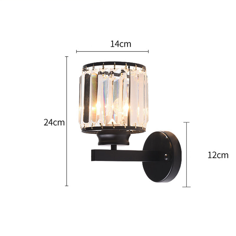 💎 50% RABATT!🏠 Kristall-Wandleuchte für gemütliches Ambiente, edler Glanz für Schlafzimmer und Wohnräume✨