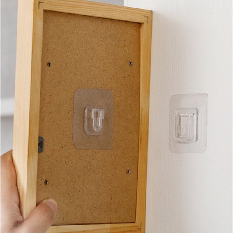 🧹 Doppelseitig klebende Wandhaken – Kein Bohren, stark haftend & rückstandslos entfernbar – Für Küche, Bad, Flur & Büro – Bis zu 5 kg Tragkraft – Einfach anbringen, sofort nutzbar ✨