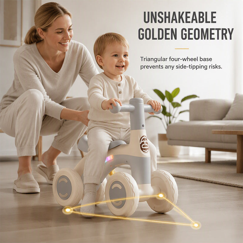 🚲 50% RABATT! 🎵 Baby-Laufrad mit Musik & Lichtern – Bunt, sicher & fördert die Motorik – Perfekt für spielerische Bewegung im Kinderzimmer ✨