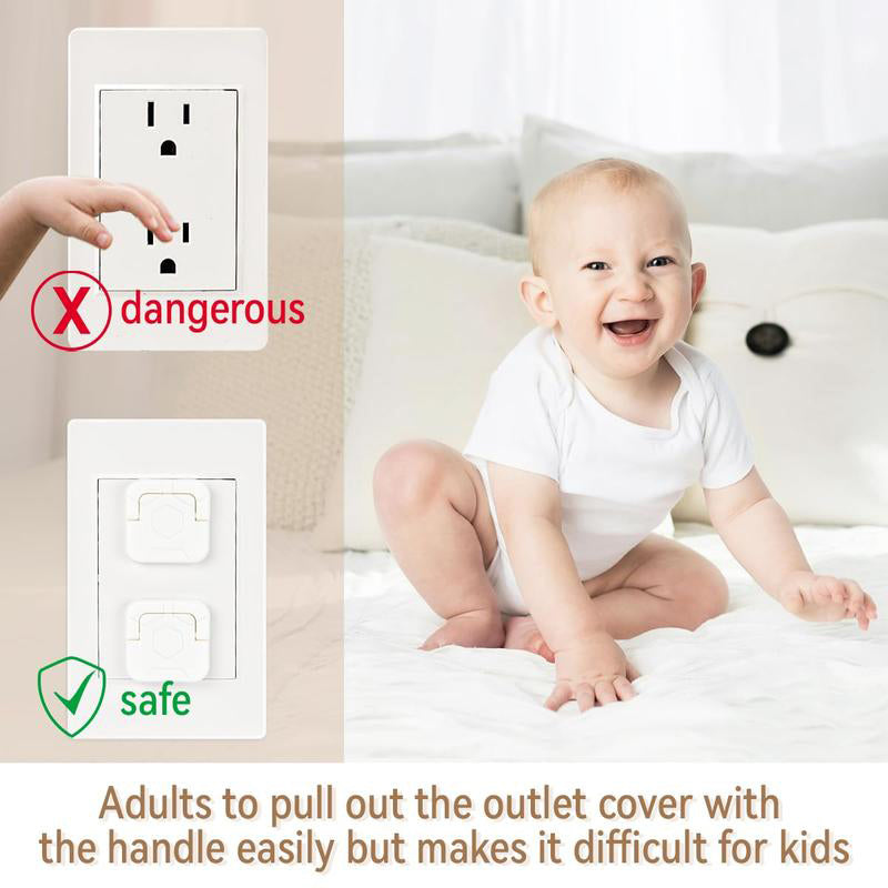 🔌 50% RABATT! 🧒 Kindersichere Steckdosenschutzabdeckung – Einfache Montage, sicher & langlebig – Ideal für US-Steckdosen & Schutz neugieriger Kinder 🏠