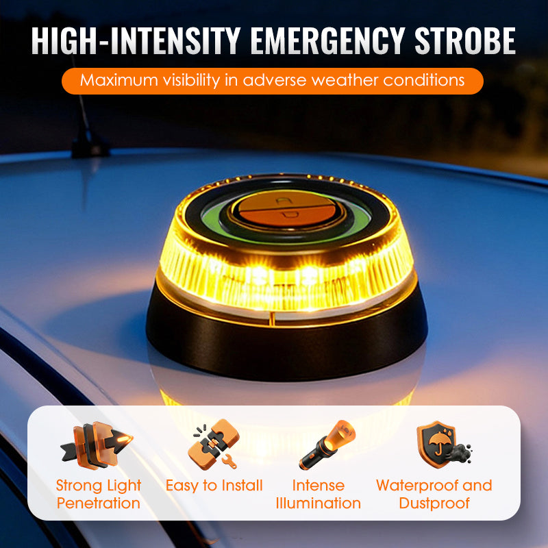 All-Weather Magnetic LED Emergency Strobe Light
