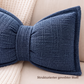 ✨50% Rabatt✨🎀 Chenille-Kissen Schleifenform | Weiches Dekokissen für Sofa & Bett – Flauschig & Gemütlich ✨
