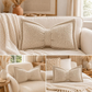 ✨50% Rabatt✨🎀 Chenille-Kissen Schleifenform | Weiches Dekokissen für Sofa & Bett – Flauschig & Gemütlich ✨
