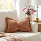 ✨50% Rabatt✨🎀 Chenille-Kissen Schleifenform | Weiches Dekokissen für Sofa & Bett – Flauschig & Gemütlich ✨