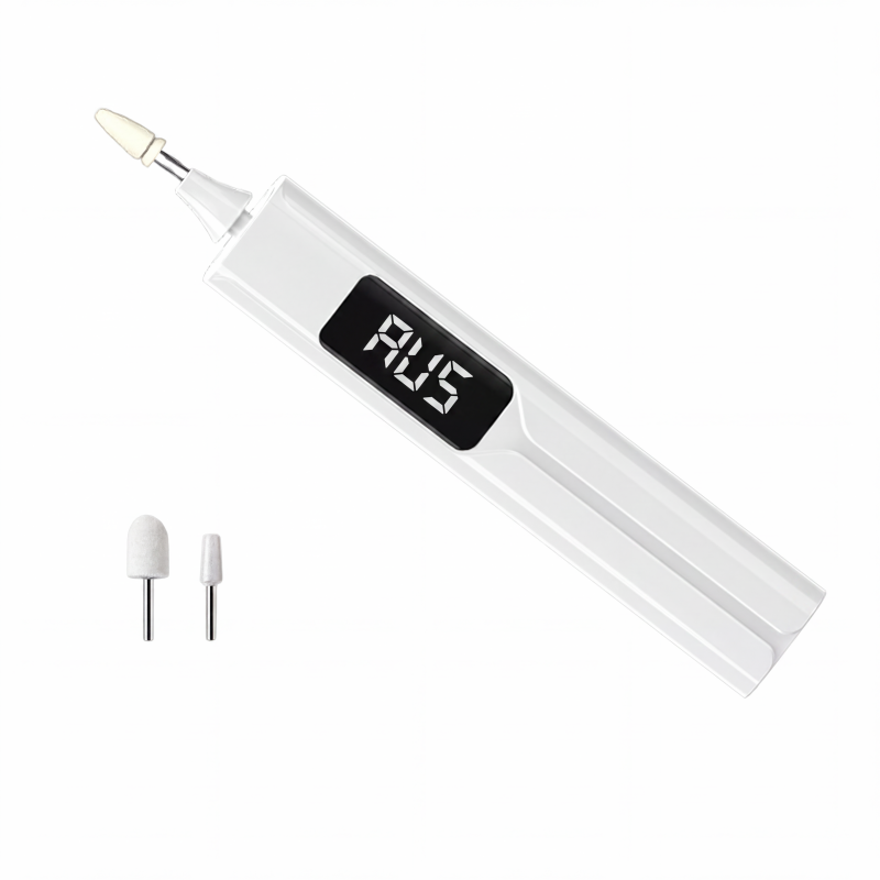 💅 Professionelles elektrisches Nagelfräser-Set – Hornhautentfernung, austauschbare Aufsätze & intelligentes LED-Display ✨