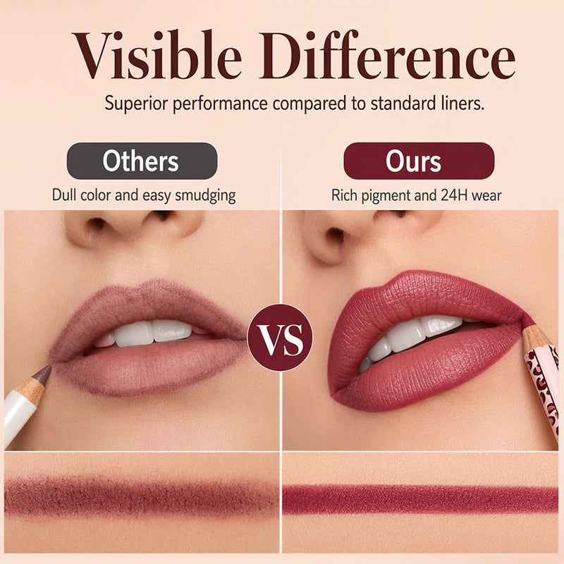 💄 50% RABATT! ✨ 12-Farben Mattes Lipliner-Set, präzise Lippenkonturen, wischfest, ganztägig langanhaltend❤️