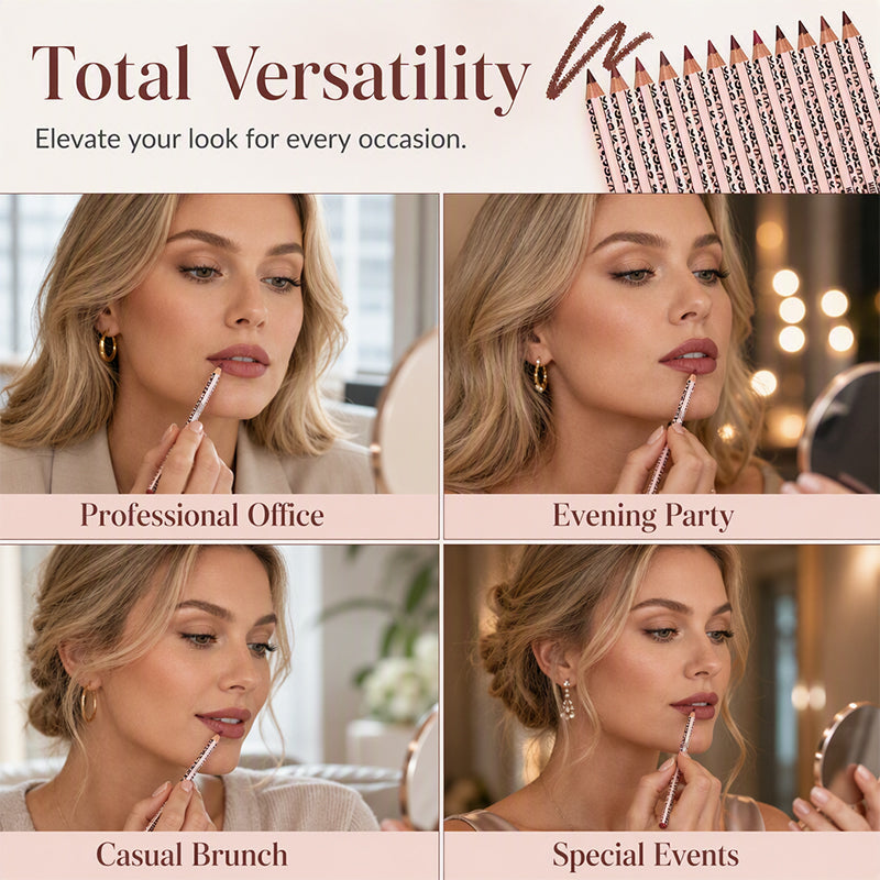 💄 50% RABATT! ✨ 12-Farben Mattes Lipliner-Set, präzise Lippenkonturen, wischfest, ganztägig langanhaltend❤️
