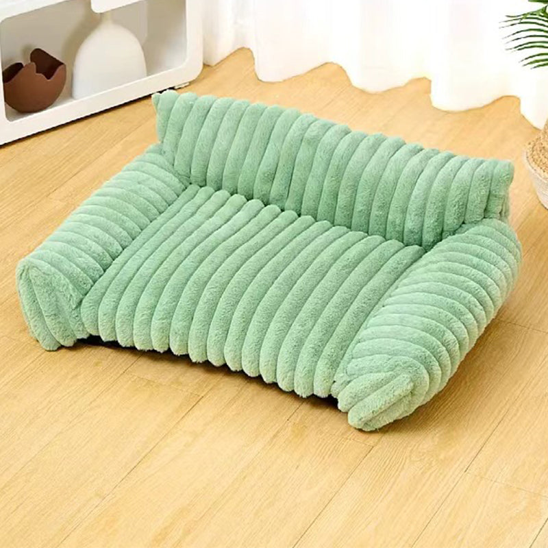 ⏳Zeitlich begrenztes Sonderangebot⏰Gemütliches Sofa-Haustierbett, weiche Polsterung, rutschfester Boden, perfekt für Katzen und Hunde🛋️✨