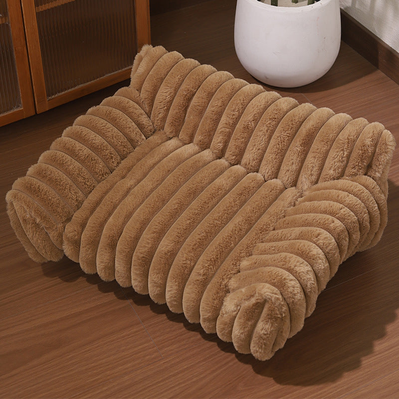 ⏳Zeitlich begrenztes Sonderangebot⏰Gemütliches Sofa-Haustierbett, weiche Polsterung, rutschfester Boden, perfekt für Katzen und Hunde🛋️✨