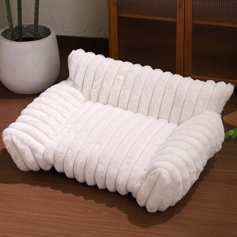 ⏳Zeitlich begrenztes Sonderangebot⏰Gemütliches Sofa-Haustierbett, weiche Polsterung, rutschfester Boden, perfekt für Katzen und Hunde🛋️✨