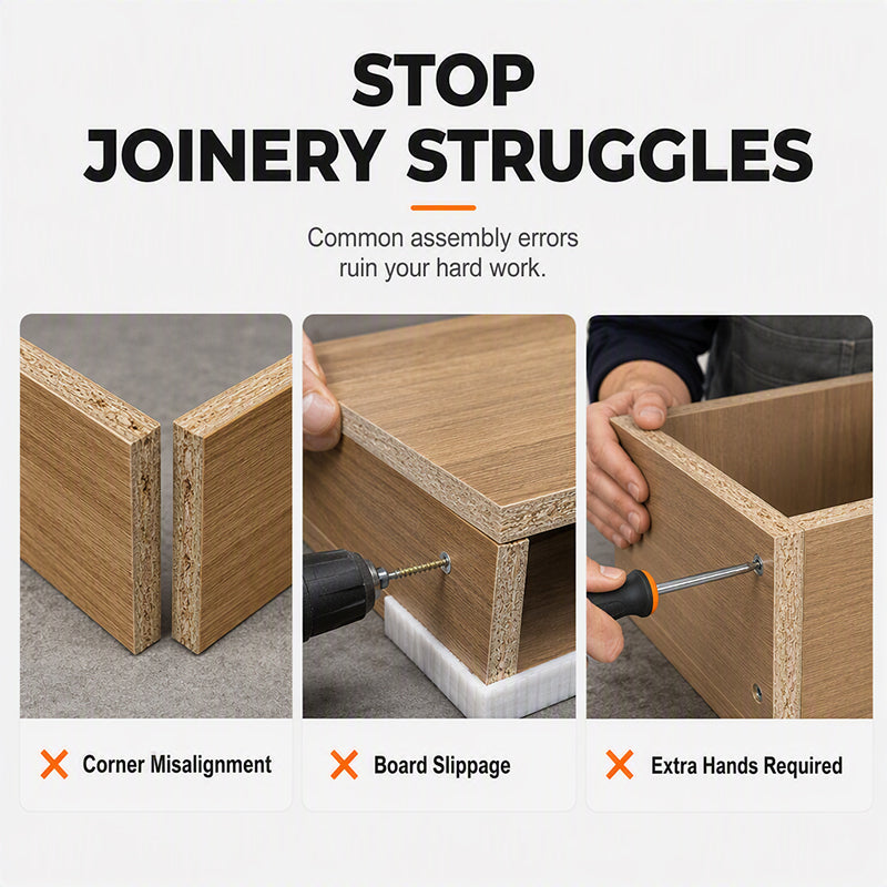 📢📢50% RABATT !!⏰Eckzwinge für Holzbearbeitung – Stabile Fixierung, präzise Ausrichtung & einfache Handhabung – Ideal für Leim- & Montagearbeiten ✨