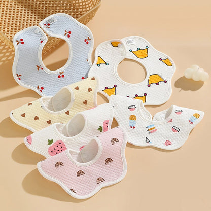 [Best Gift For Baby] Newborn Baby Cotton Drooling Towel Bib
