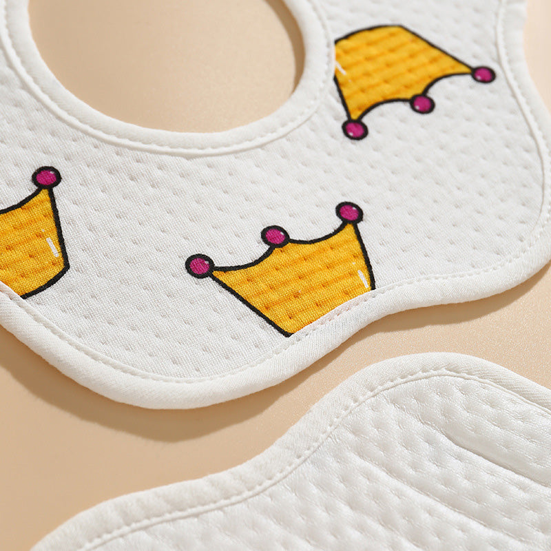 [Best Gift For Baby] Newborn Baby Cotton Drooling Towel Bib