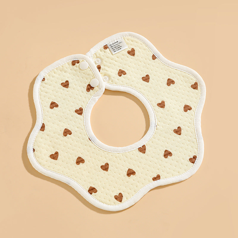 [Best Gift For Baby] Newborn Baby Cotton Drooling Towel Bib