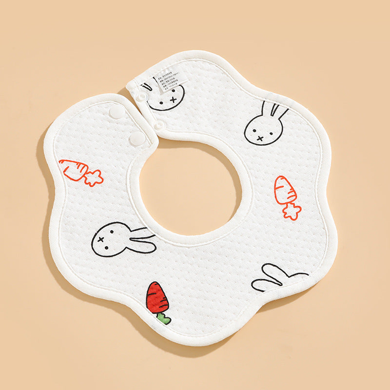 [Best Gift For Baby] Newborn Baby Cotton Drooling Towel Bib