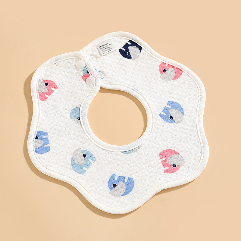 [Best Gift For Baby] Newborn Baby Cotton Drooling Towel Bib