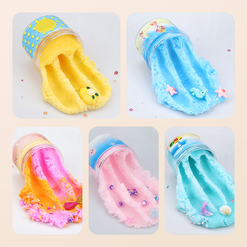 🌸Super Clay Slime DIY Weicher & Squishy Knete Duftender Schleim Sensorische Knete