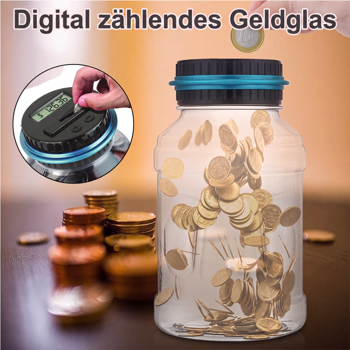 💰✨50 % RABATT! 🏦 Digitale Spardose mit automatischer Münzzählung – Verfolgt Ersparnisse, legt Sparziele fest und macht das Sparen für Kinder und Erwachsene zum Spaß. Über 9.584 clevere Sparer vertrauen bereits darauf!✨