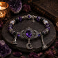 💎Exclusive jewelry💎Gotisches lila Strassstein-Halloween-Armband