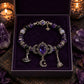 💎Exclusive jewelry💎Gotisches lila Strassstein-Halloween-Armband