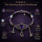 💎Exclusive jewelry💎Gotisches lila Strassstein-Halloween-Armband