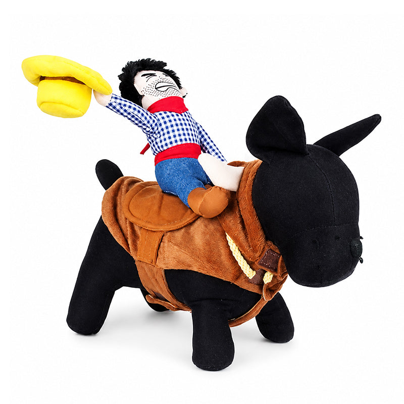 🤠Lustiges Cowboy-Reiter Hundekostüm