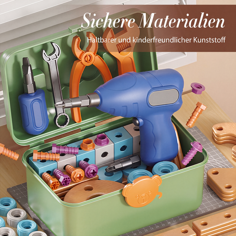 📢📢 JETZT 50 % RABATT!! ⏰Pädagogisches DIY-Werkzeugset für Kinder