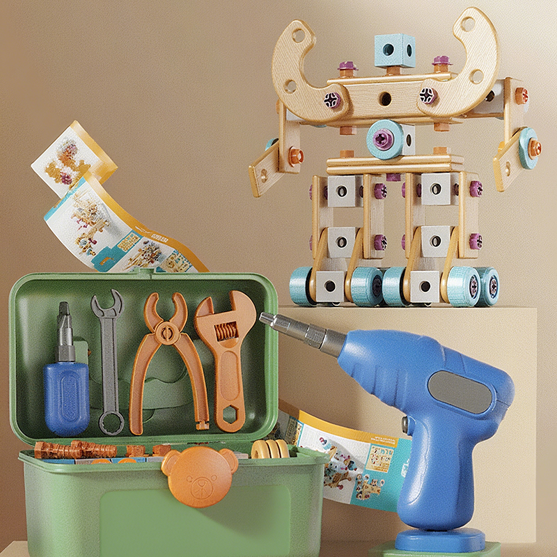 📢📢 JETZT 50 % RABATT!! ⏰Pädagogisches DIY-Werkzeugset für Kinder