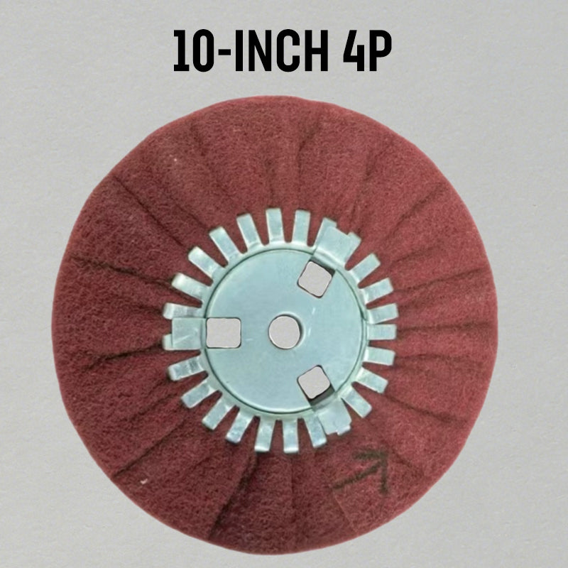 8″/10″ Vlies-Polierschleifscheibe mit Luftkanälen
