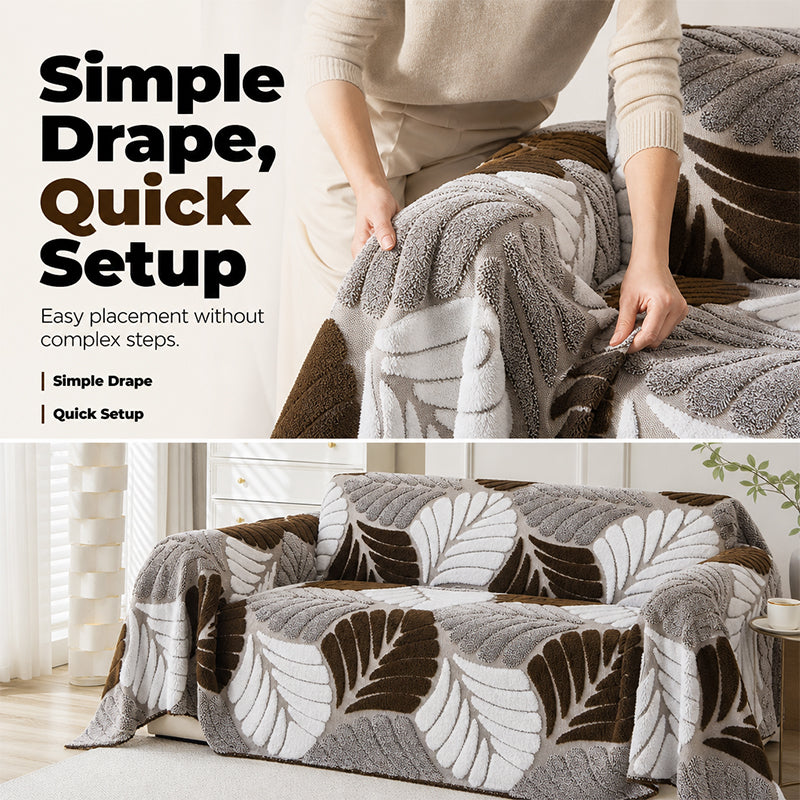 Elegante rutschfeste Jacquard-Sofabezug