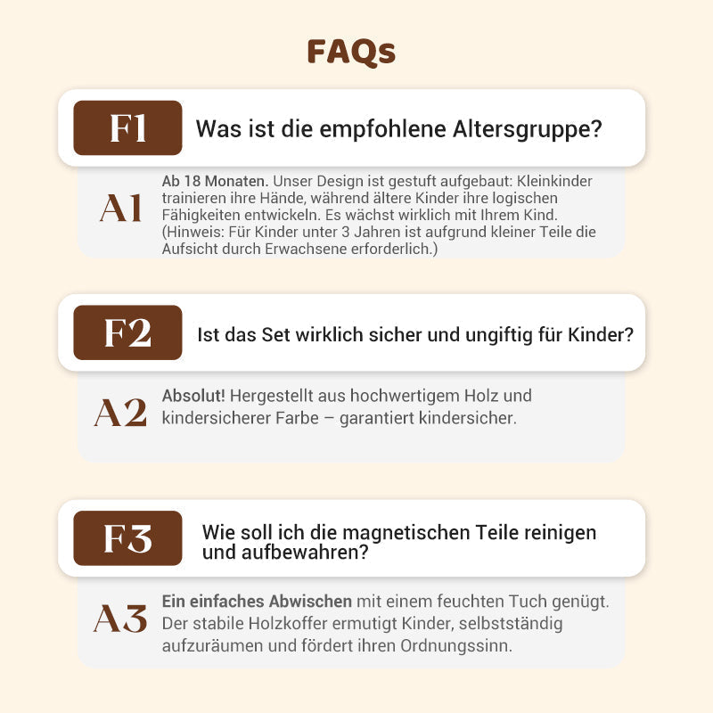 🧩 Solange der Vorrat reicht – 50 % Rabatt! 🎉 Magnetisches Puzzlespiel aus Holz mit Motiven – Fördert Konzentration, Feinmotorik & Kreativität – Perfekt für Kinder & Erwachsene – Kompakt & magnetisch – ideal für Reisen & ruhige Stunden zu Hause ✨