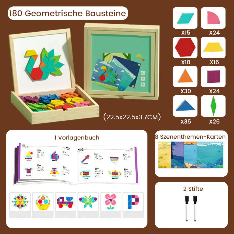 🧩 Solange der Vorrat reicht – 50 % Rabatt! 🎉 Magnetisches Puzzlespiel aus Holz mit Motiven – Fördert Konzentration, Feinmotorik & Kreativität – Perfekt für Kinder & Erwachsene – Kompakt & magnetisch – ideal für Reisen & ruhige Stunden zu Hause ✨