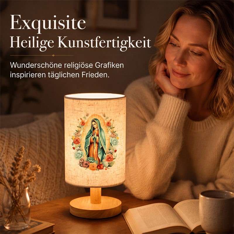 🕯️ 50% RABATT!  Maria-Holzlampe – Gemustertes Design & warmes Licht ✨