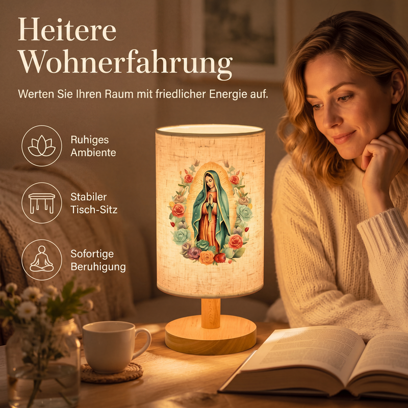 🕯️ 50% RABATT!  Maria-Holzlampe – Gemustertes Design & warmes Licht ✨