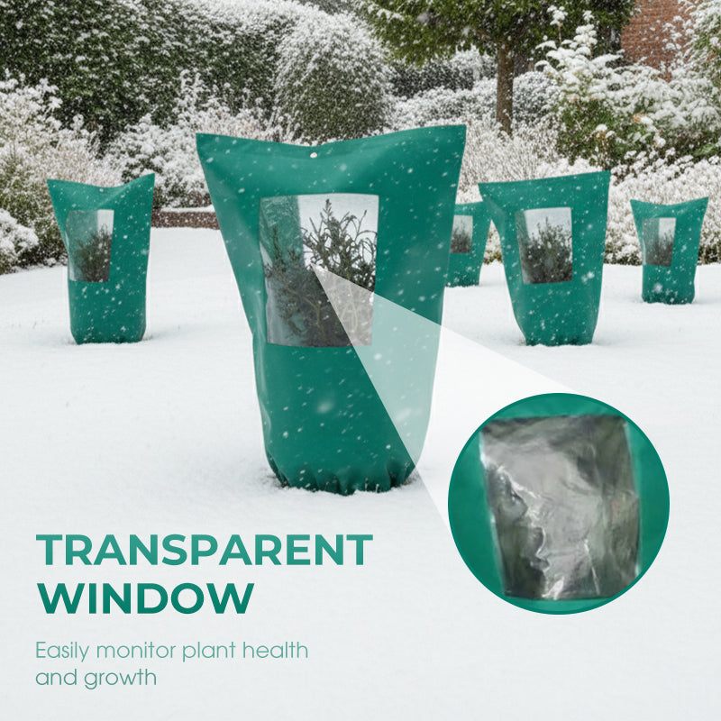 🌿 Deine Pflanzen sicher durch den Winter! – Frostschutz-Haube mit Reißverschluss & Kordelzug – einfaches Anbringen, perfekter Schutz vor Kälte & Wind🌱