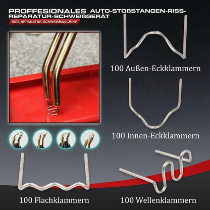 📢📢50% RABATT !!⏰Professionelles Schweißgerät zur Rissreparatur & Schweißdraht (400 Stück)